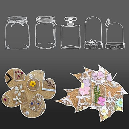 Kaluofan Dried Flower Bookmarks Kit, 20Pcs Large Size DIY Bookmarks Maker, Handmade Transparent Beautiful Flower Page Markers by Kaluofan