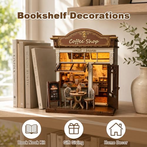 Book Nook Kit, DIY Miniature House Dollhouse Kit for Adults - Image 6