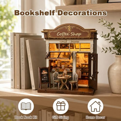 Book Nook Kit, DIY Miniature House Dollhouse Kit for Adults - Image 6