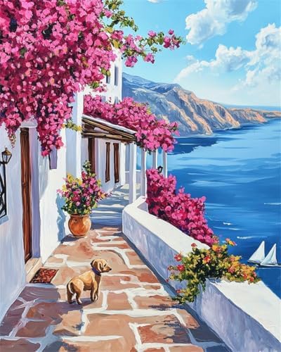 ZRIZQ Landscape Paint by Numbers Kit for Adults Beginner,Scenery,16x20 by ZRIZQ