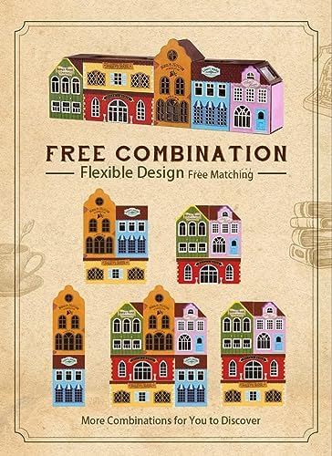 DIY Miniature Dollhouse Kit, Creative Wooden Doll House Craft Model with LED and Furniture for Christmas Birthday Gift (QH003) - Image 6