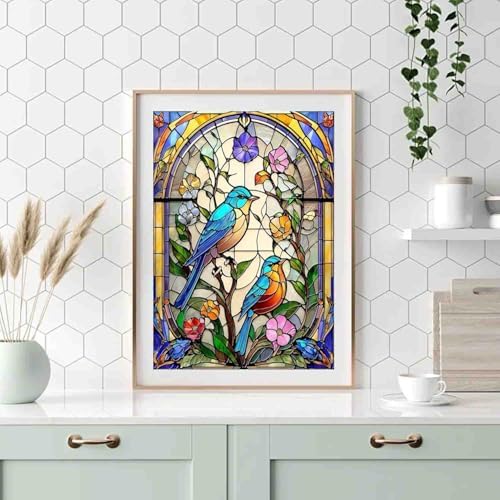 DYAIANGMU Bird Paint by Numbers Kit for Adults Beginners 19.6X15.7 inch - Image 3