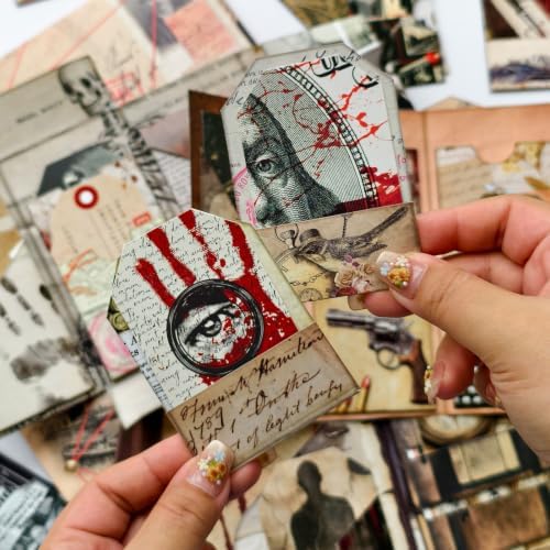 Junk Journal Kit Mystery Detective Ephemera Set for Crafts - Image 6