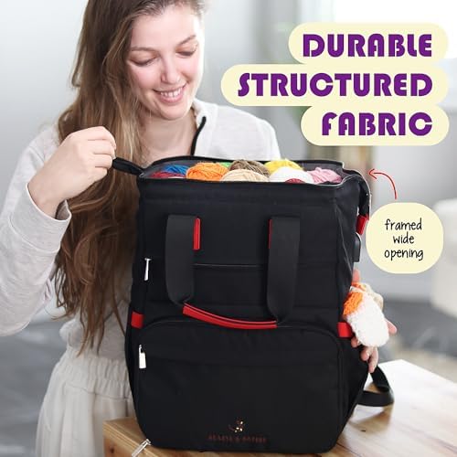 Crochet Kit for Beginners Adults and Kids - Beginner Crochet Kit for Adults with Step-by-Step Video Tutorials, Amigurumi and Crocheting Kit, Crochet Starter Kit with Crochet Yarn and Crochet Backpack - Image 7