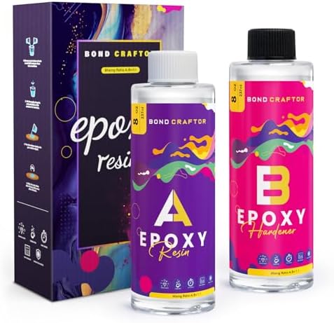 Bond Craftor Epoxy Resin Kit 16OZ, Resina Epoxica Kit for Beginners by BondCraftor