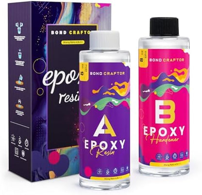 Bond Craftor Epoxy Resin Kit 16OZ, Resina Epoxica Kit for Beginners by BondCraftor