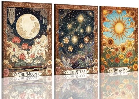AIBOERL 3 Pack Paint by Numbers Kit for Adults Beginner,Tarot,12X16In by AIBOERL