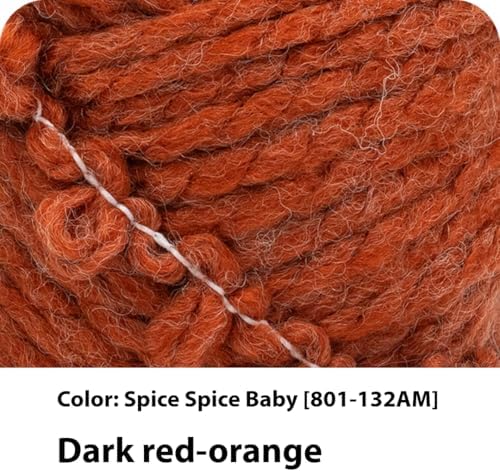 Lion Brand Yarn, InstaKnit Beginner Yarn, Spice Spice Baby, Orange, 1 Pack - Image 2