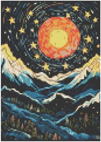 DOTSOPS Mountain Diamond Art Painting Kits DIY Paint by Diamonds for Adults - Image 2