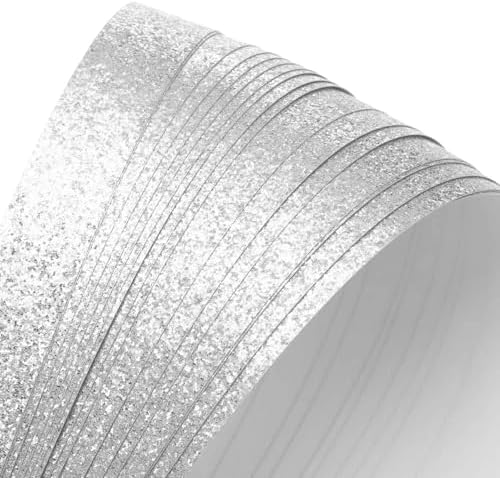 MECCANIXITY 360 Sheets Origami Paper Glitter Stars Papers Silver Fold Paper for Beginner Arts Crafts Projects,0.4 x 9.5 Inch - Image 3