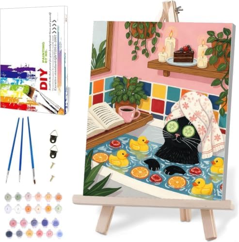 WUDWL Paint by Numbers Kit for Adults Beginner, with Framed by WUDWL