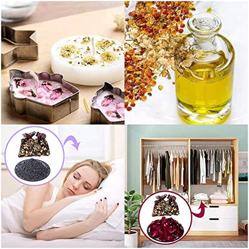20 Bags Dried Flowers,100% Natural Dried Flowers Herbs Kit for Soap Making, DIY Candle Making,Bath - Include Rose Petals,Lavender,Don't Forget Me,Lilium,Jasmine,Rosebudsand More - Image 5