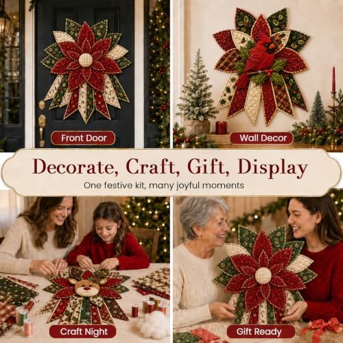 Daily Partner Quilted Christmas Door Hanging DIY Sewing Kit (3PCSB) - Image 6