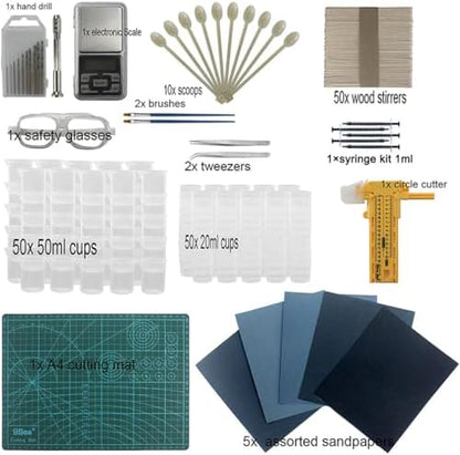 FUNSHOWCASE Resin Casting Kit Jewelry Casting Kit 187-piece Set - Image 2