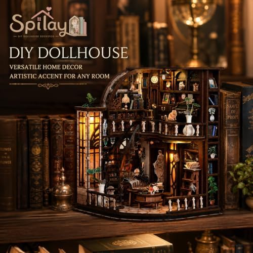 Spilay DIY Miniature House Kit for Adults, Miniature Dollhouse Kit - Image 4