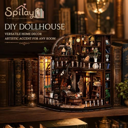 Spilay DIY Miniature House Kit for Adults, Miniature Dollhouse Kit - Image 4