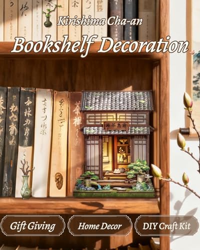 CUTEBEE Book Nook Kit - DIY Miniature House Japanese Tea House - Image 2