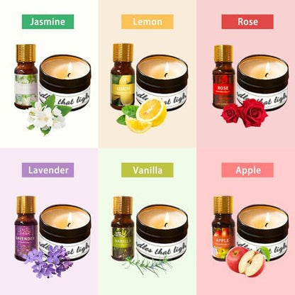Scented Candle Making Starter Kit with Glass Jars for Adults - Image 5