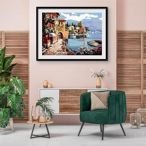 QUITEDEW Landscape Paint by Number Kit for Adults,16x20 Inch - Image 4