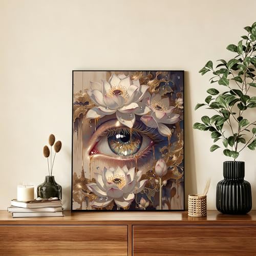 AUKELHJ Paint by Numbers Kit for Adults Beginner, Eye, 16X20 Inch - Image 2