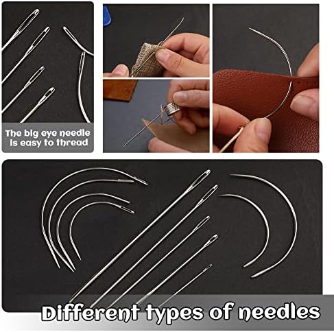 BUTUZE Upholstery Repair Kit, Leather Sewing Kit, Sewing Waxed Thread - Image 6