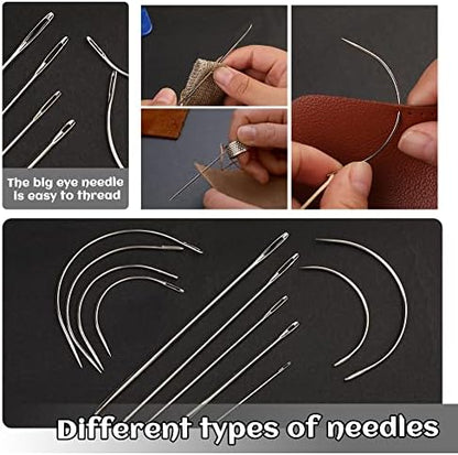 BUTUZE Upholstery Repair Kit, Leather Sewing Kit, Sewing Waxed Thread - Image 6