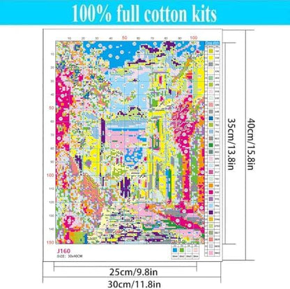 WUSARPLY Landscape Stamped Cross Stitch Kits for Beginners Adults - Image 6