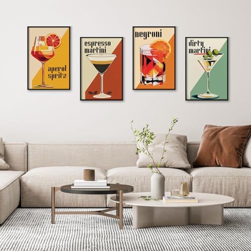 Camocin 4 Pack Framed Paint by Numbers Kit for Adults with Wooden Easel - Image 2