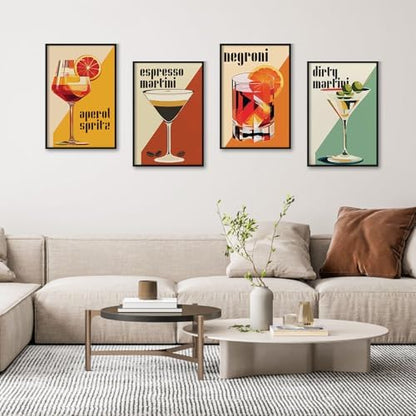Camocin 4 Pack Framed Paint by Numbers Kit for Adults with Wooden Easel - Image 2