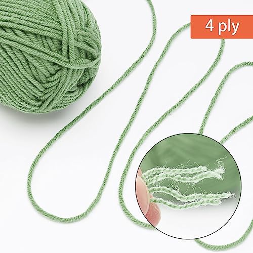 NICEEC 300g Soft Assorted Colors Yarn 100% Acrylic 870yds -Series 12 - Image 3