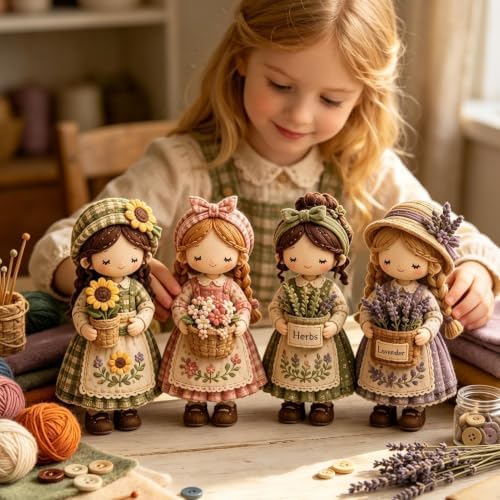 Patch Work DIY Kit - Beginner Sewing Set for Handmade Doll Decor - Image 3