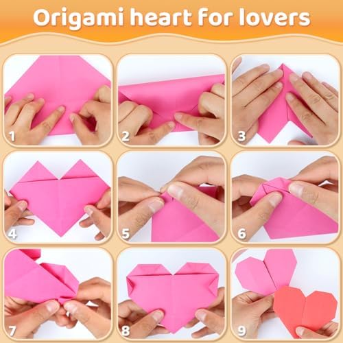Praisebank White Origami Paper, 220pcs 6x6inch, Double Sided Color, Origami Paper Kit for Crafts, Origami Kit. - Image 4