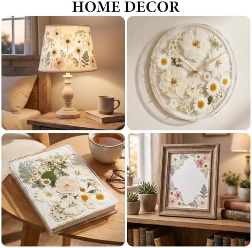 NESCCI 83 Pcs Dried Flowers for Crafts,Real Natural Dried Pressed Flowers - Image 6