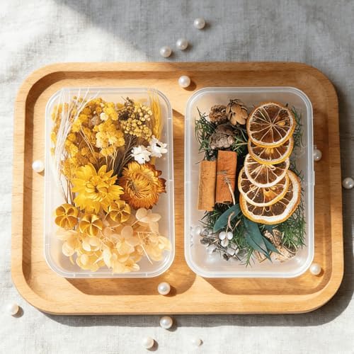 2PCS Dried Flowers Kit, Natural Dried Flowers Kit for DIY Crafts, Scrapbook, Card Making (Style6_10) - Image 2