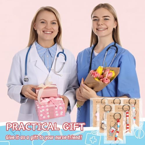 Suncalla 996 Pcs 24 Set Nurse Keychain Making Kit Medical DIY Crafts Bulk - Image 5