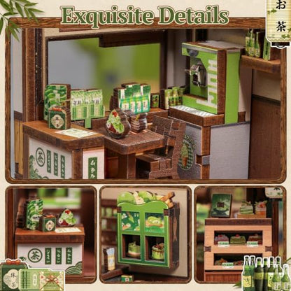 CUTEBEE 3D Wooden Puzzle Miniature House Kit for Adults, DIY Craft Gift - Image 5