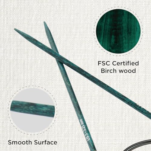 KnitPro Dreamz Fixed Circular Needles 40" (100cm) | US Size 3 (3.25mm) - Image 2