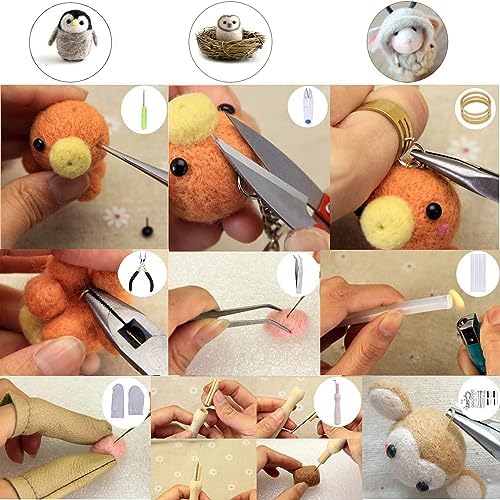 Mayboos Needle Felting Starter Kit, Wool Roving 40 Colors Set - Image 5