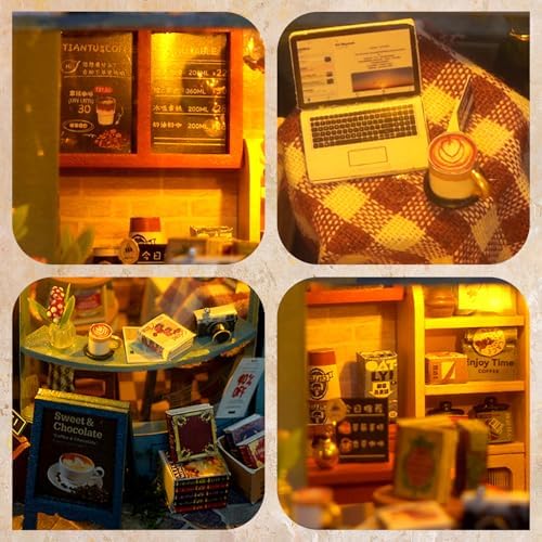 DIY Miniature House Kit, Mini House Building kit for Adults, Detective Agency - Image 3