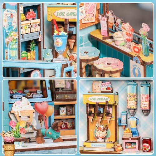 CUTEBEE Book Nook Kit DIY Miniature House Dollhouse Kit for Adults - Image 6