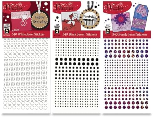 Paper Wishes – Jewel Dazzles Sticker Collection | Unique Stickers for Scrapbooking, Cardmaking, Gifts and All of Your DIY Crafting, Art and Creative Projects - Inspiration at Your Fingertips - Image 2
