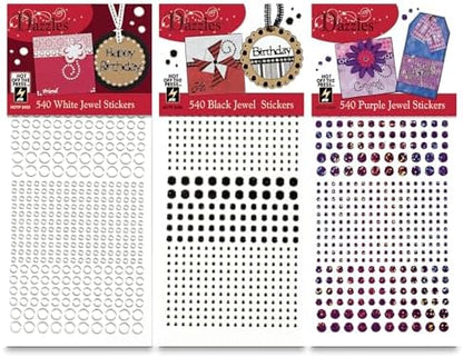 Paper Wishes – Jewel Dazzles Sticker Collection | Unique Stickers for Scrapbooking, Cardmaking, Gifts and All of Your DIY Crafting, Art and Creative Projects - Inspiration at Your Fingertips - Image 2