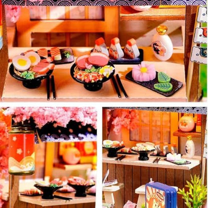 Miniature Wizardi mini House Building kit - Sakura Noodles Shop. - Image 5