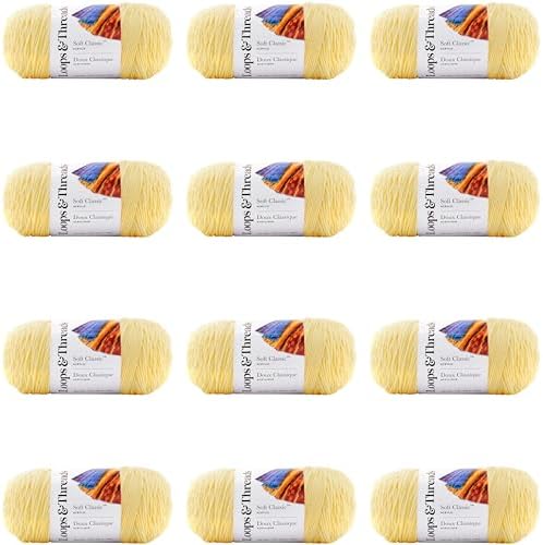 MICHAELS Bulk 12 Pack: Soft Classic™ Solid Yarn by Loops & Threads® - Image 6