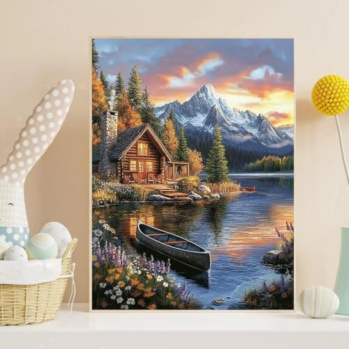 Diamond Art Kits for Adults, Landscape Diamond Art Painting Kits for Adults - Image 3