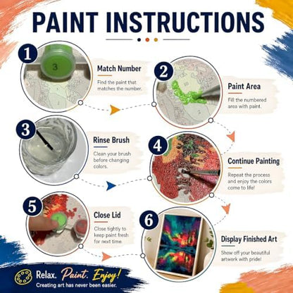 NXIKYO Seaside House Paint by Number for Adults Beginners, Scenery Adults Paint by Numbers Kits on Canvas, DIY Oil Painting Acrylic Paints for Home Wall Art Decor(16x20inch) - Image 5