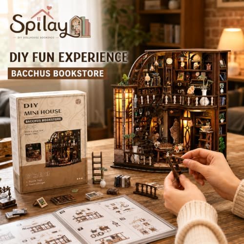 Spilay DIY Miniature House Kit for Adults, Miniature Dollhouse Kit - Image 5