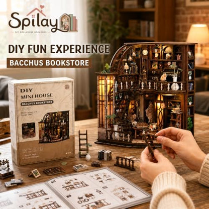 Spilay DIY Miniature House Kit for Adults, Miniature Dollhouse Kit - Image 5
