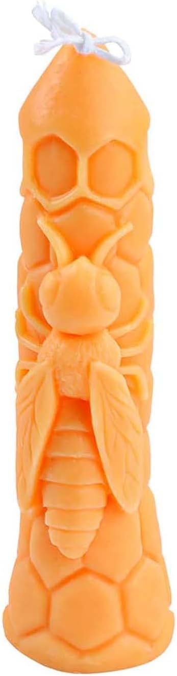 Grainrain 3D Bee Candle Molds Honeycomb Silicone Soap Mold Wax Mold Candle Making Mould (SXY038)