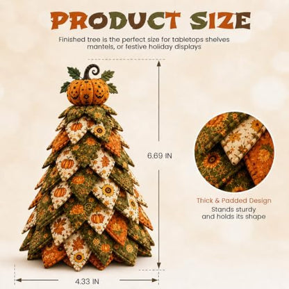Daily Partner DIY Halloween Quilted Fabric Tree Kit - Image 3